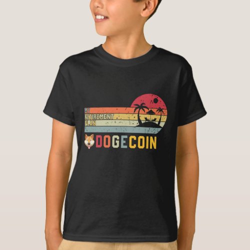 Shiba Inu Doge My Retirement Plan Dogecoin Crypto T_Shirt