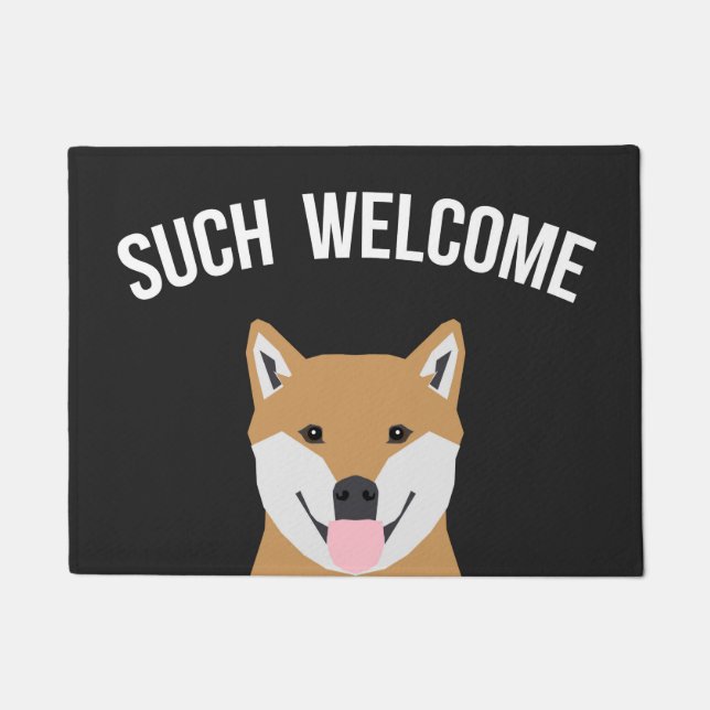 Shiba Inu - doge welcome mat (Front)