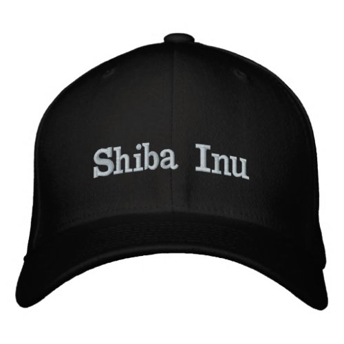 Shiba Inu Embroidered Baseball Cap