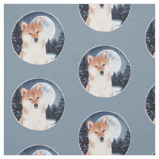 Shiba Inu Fabric