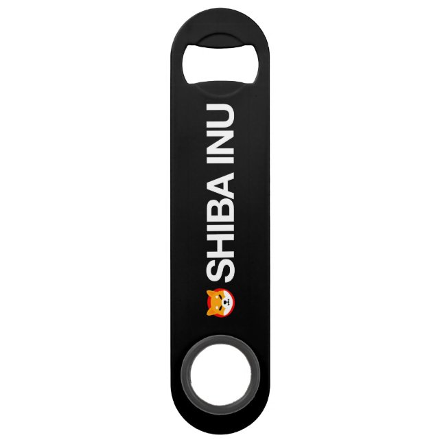 Shiba Inu Full Logo Bottle Opener Bar Key (Front)