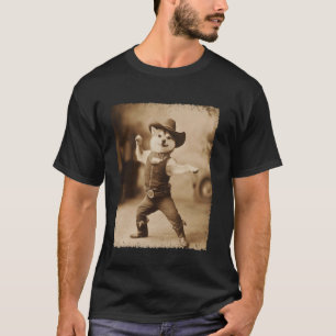 Shiba Inu Funny Cowboy Dog T-Shirt