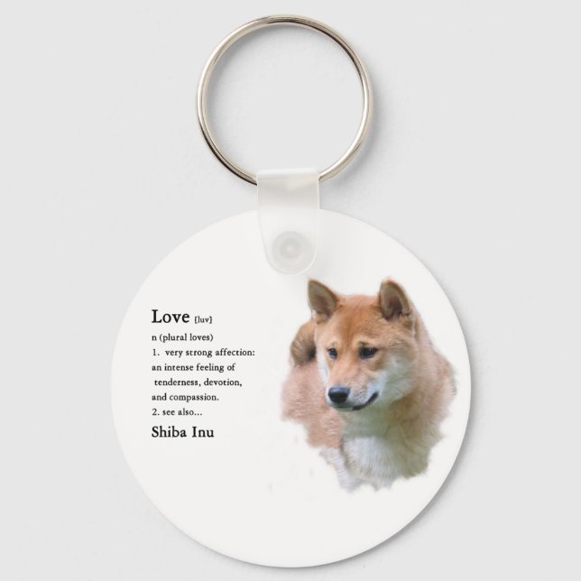 Shiba Inu Gifts Keychain (Front)