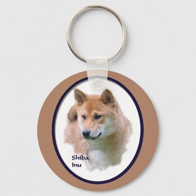 Shiba Inu Gifts Keychain (Front)
