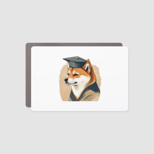 Shiba Inu graduate  Car Magnet