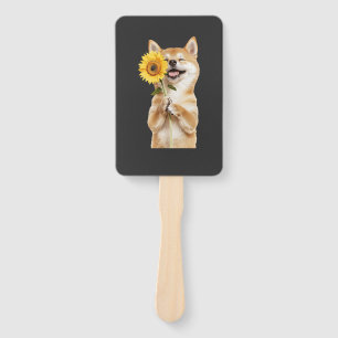 Shiba Inu Hand Fan