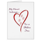 Shiba Inu Heart Belongs (Front)
