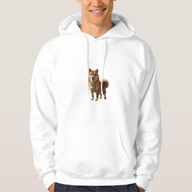Shiba Inu Hoodie – Dual Image Front & Back (Front)