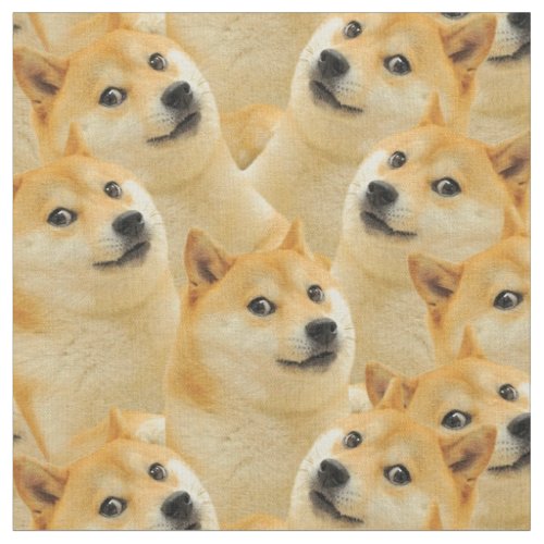 Shiba Inu Husky Golden Cute Dog Cute Puppy Fabric