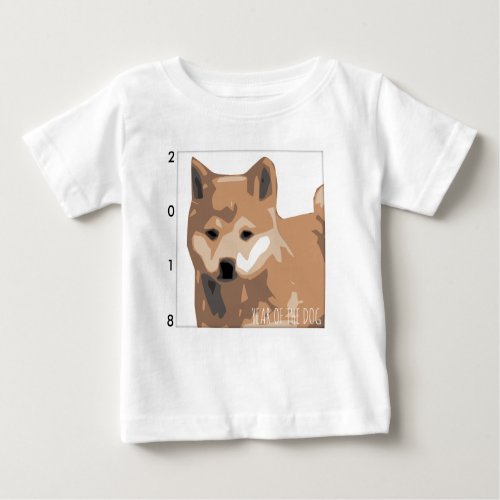 Shiba Inu Illustration Dog Year 2018 Baby T Baby T_Shirt