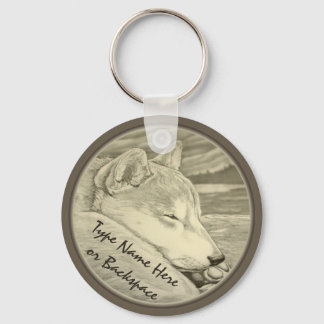 Shiba Inu Keychain Personalized Shiba Inu Dog Gift