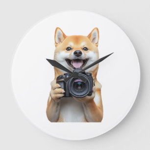 Shiba Inu Large Clock