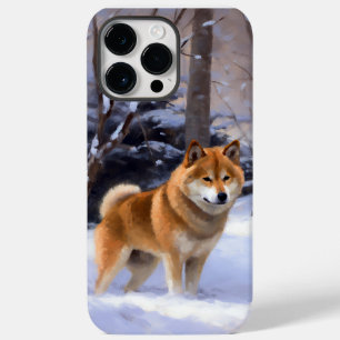 Shiba Inu Let It Snow Christmas Case-Mate iPhone 14 Pro Max Case