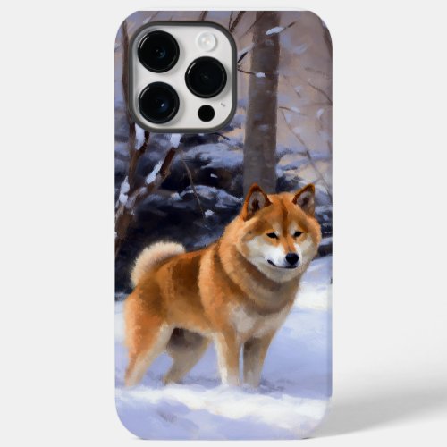 Shiba Inu Let It Snow Christmas  Case_Mate iPhone 14 Pro Max Case