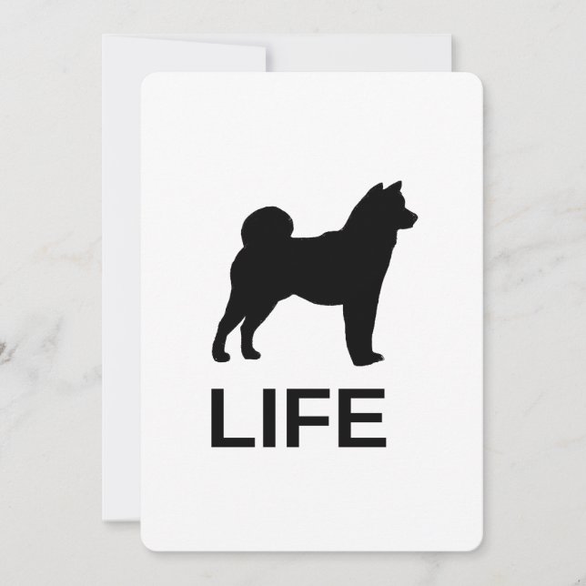 shiba inu life invitation (Front)