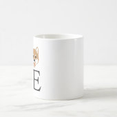 Shiba Inu Love Coffee Mug (Center)
