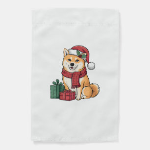 Shiba Inu Merry Christmas Dogs Christmas  Garden Flag