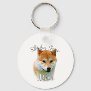 Shiba Inu Mom 2 Keychain
