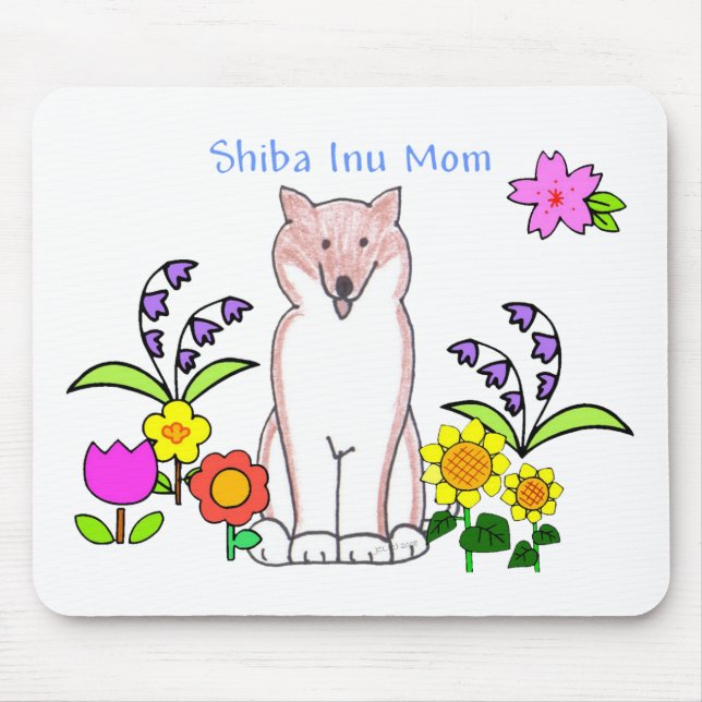 Shiba Inu Mom Mousepad (Front)