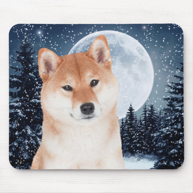 Shiba Inu Mousepad (Front)