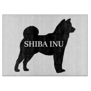 Shiba Inu name silo black Cutting Board
