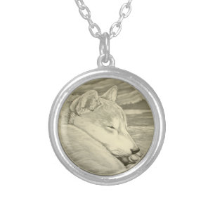Shiba Inu Necklace Shib Inu Dog Art Jewelry Gifts