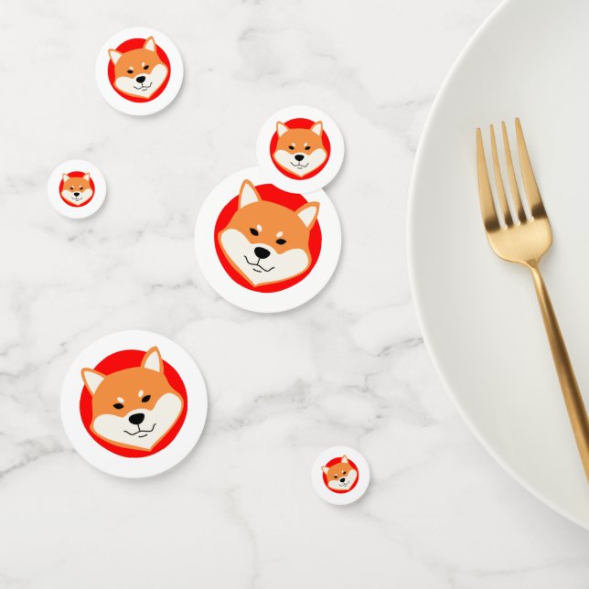 Shiba Inu Original Table Confetti (Group)