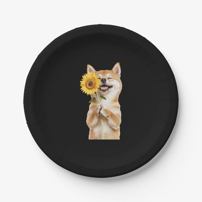 Shiba Inu   Paper Plates (Front)