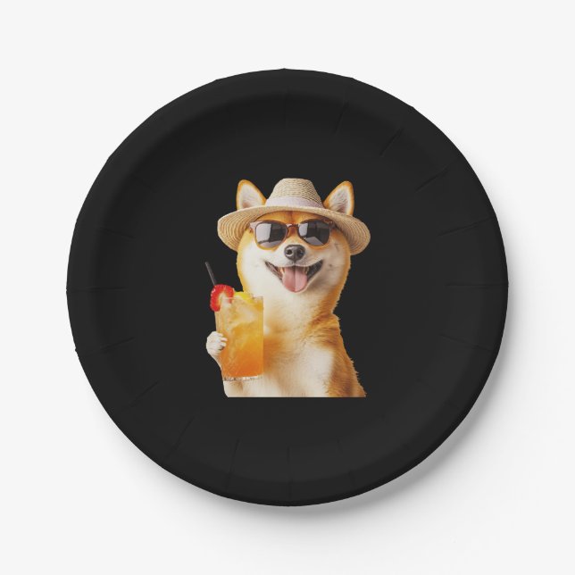 Shiba Inu     Paper Plates (Front)
