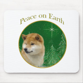 Shiba Inu Peace Mouse Pad