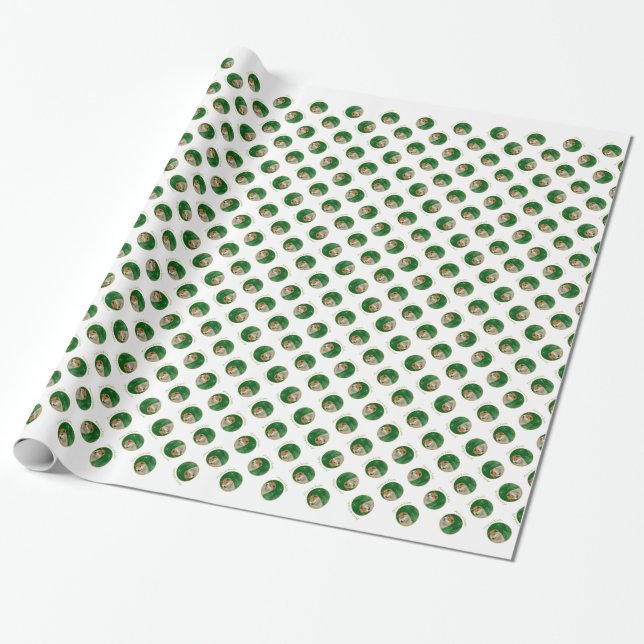 Shiba Inu Peace Wrapping Paper (Unrolled)