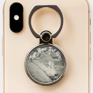 Shiba Inu Phone Ring Holder & Stand Customized