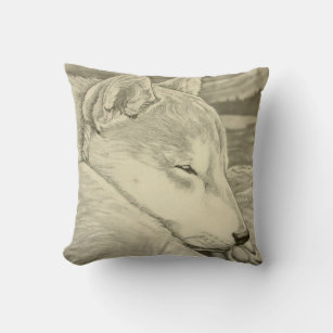 Shiba Inu Pillows Sleeping Shiba Inu Dog Pillows