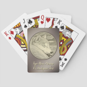 Shiba Inu Playing Cards Personalized Dog Cards