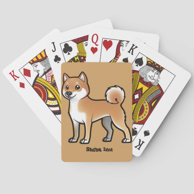 shiba inu poker cards (Back)