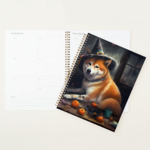 Shiba Inu Pumpkins Halloween Scary Planner