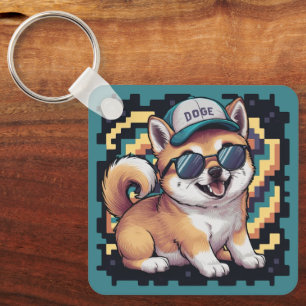 Shiba Inu Puppy Dog Keychain