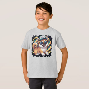 Shiba Inu Puppy Dog Kids T-Shirt