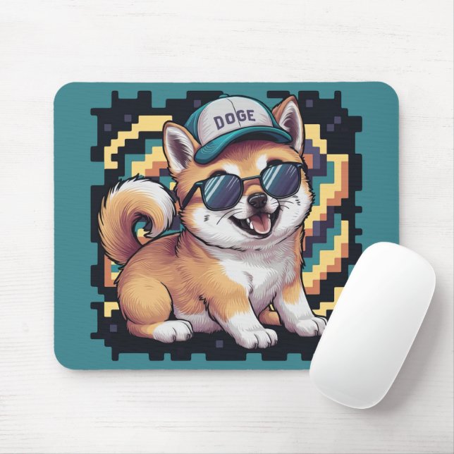 Shiba Inu Puppy Dog Mouse Pad (With Mouse)
