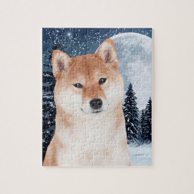 Shiba Inu Puzzle (Vertical)