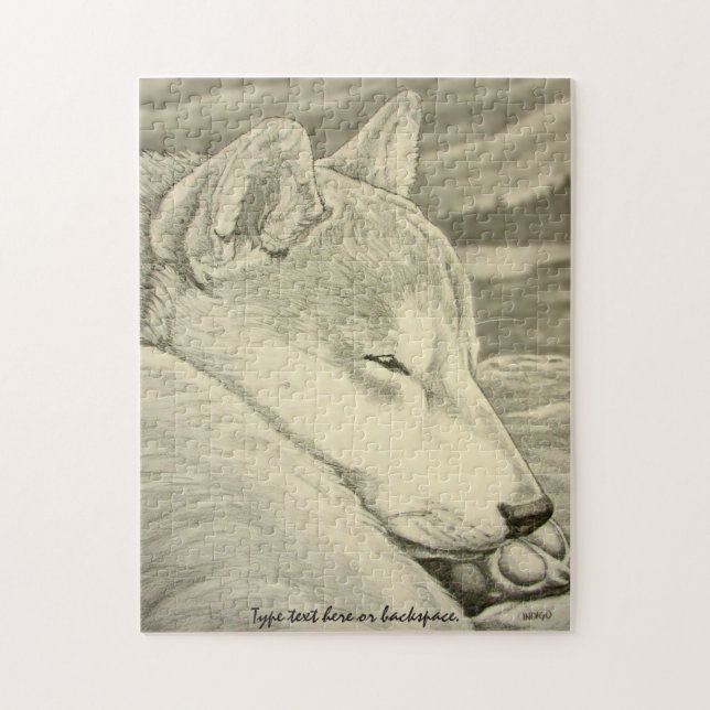 Shiba Inu Puzzle Personalized Shiba Inu Dog Gifts (Vertical)