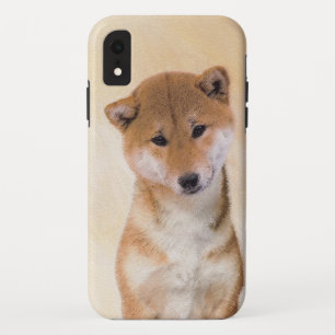 Shiba Inu (Red) Painting - Original Dog Art iPhone XR Case