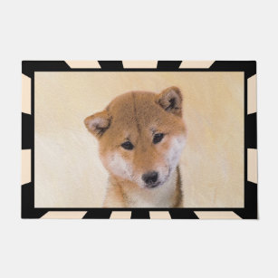 Cartoon Doormat Animal Corgi Shiba Inu Akita Dog Printed Anti-slip