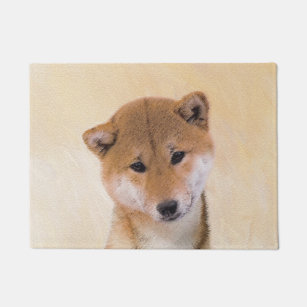 Cartoon Doormat Animal Corgi Shiba Inu Akita Dog Printed Anti-slip