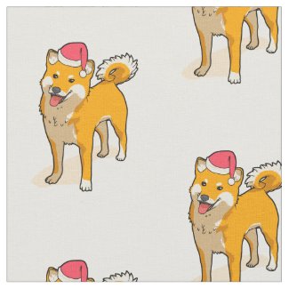 Shiba Inu Santa Claus Dog Christmas