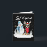 Shiba Inu Santa Dog Christmas Snowman Xmas Pajama  Card<br><div class="desc">Shiba Inu Santa Dog Christmas Snowman Xmas Pajama 1</div>