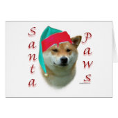 Shiba Inu Santa Paws (Front Horizontal)