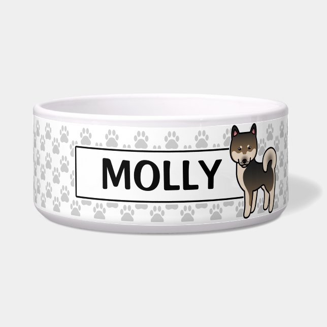 Shiba Inu Sesame Bowl (Front)