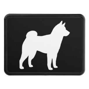 Shiba Inu Silhouette Trailer Hitch Cover