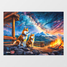 Shiba Inu Star Gazing Design by Rich AMeN Gill